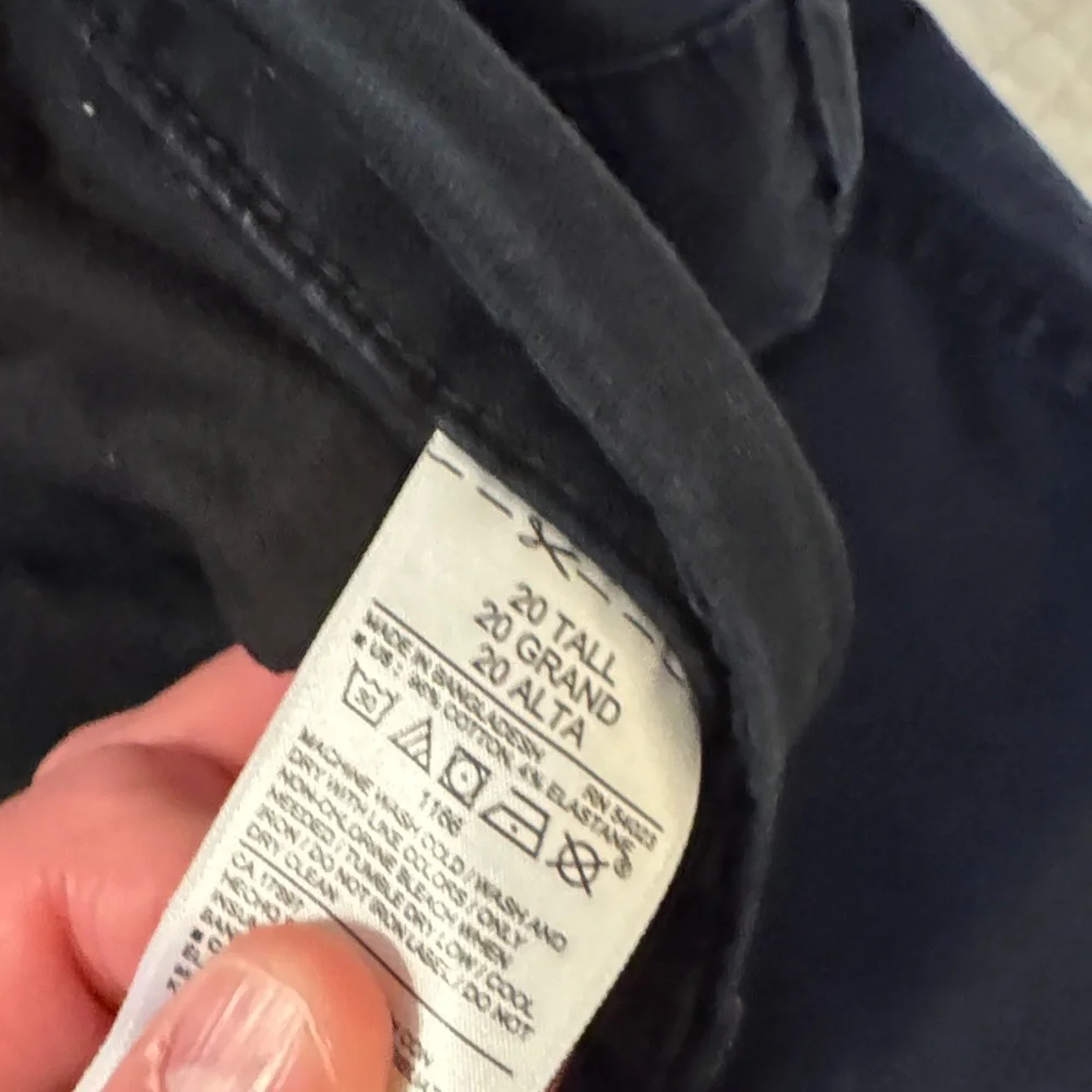 Old Navy Pixie Pants Duo - Black and Navy Pixie Chinos